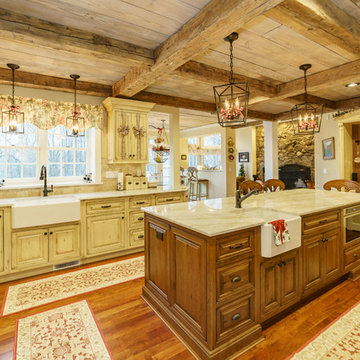 Stunning Old World Kitchen in West Simsbury