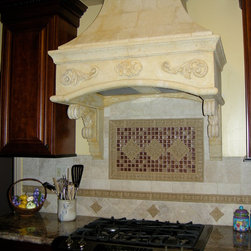 Custom Light Weight Stone Range Hoods - Products