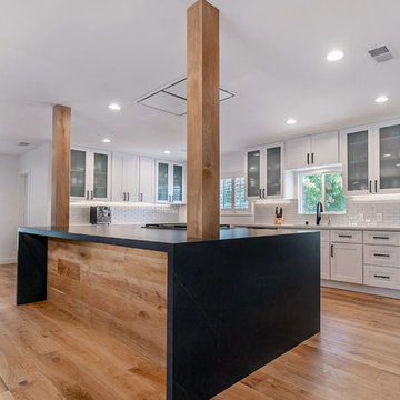 West Hollywood kitchen and living room remodeling project