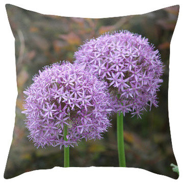 Allium Pair Pillow Cover, 18x18