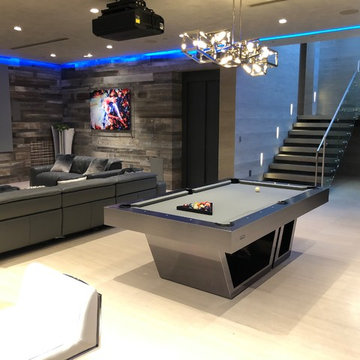 Titan Contemporary Custom Pool Table