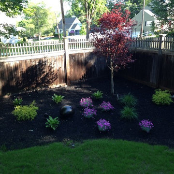 Bluestone Patio and Fieldstone Seat Wall