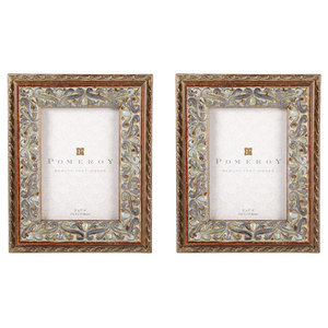 Arthur Court Kentucky Derby Churchill Downs Wallet Photo Frame Set Pomeroy Montague Frames 5 X7 Set Of 2 Antique Sequoia