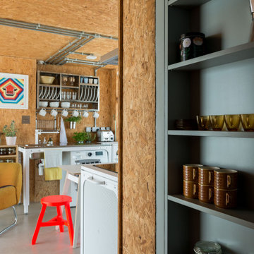 Water Tank Conversion East London | 1-Bed Duplex Penthouse Industrial Design