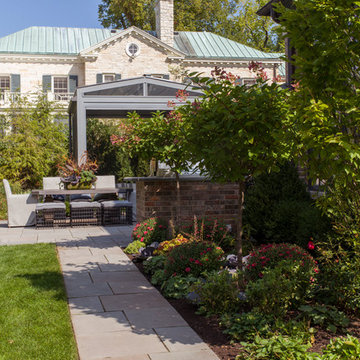 Rear Walk and Patio