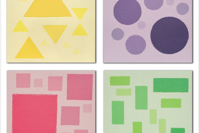 Educational Kids Wall Art: Discovering Shapes