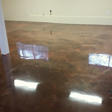 Designer Epoxy Floor for Home Office