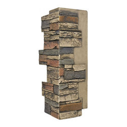 140-ALPINE DEEP STACKED CORNER 24"H X 9"W X 1 1/2"D - Wall Panels