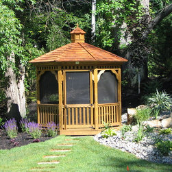 Octagonal Wood Gazebo - Gazebos