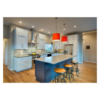 Bi-Level Pop Top - Transitional - Kitchen - Denver - by TRAD Design ...