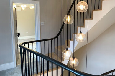Design ideas for a classic staircase in Surrey.