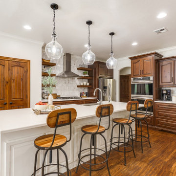 Edmond Kitchen and Living Room Transformation by Ten Key