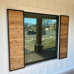 Modern Cedar Shutters - Exterior Shutters
