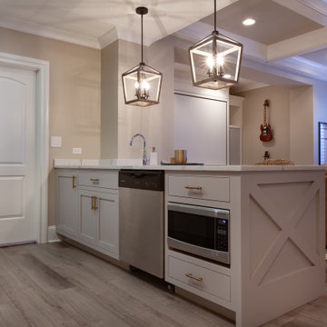 Basement Recreation and Bathroom Remodel in Hinsdale, Illinois