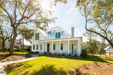 Transitional exterior home photo in Charleston