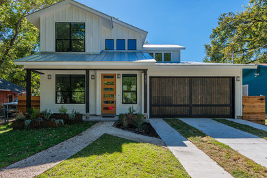 Example of a minimalist exterior home design in Austin