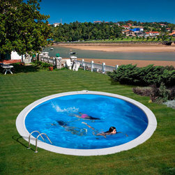 Piscina desmontable enterrada de Acero Gre Madagascar 420cm redonda - Hot Tub & Pool Supplies