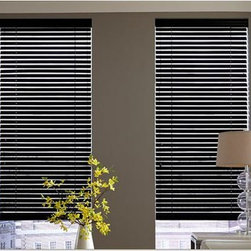 Wood Blinds- 3 Day Blinds- Living Room - Window Treatments