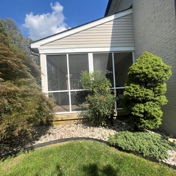Before picture of original screened in patio