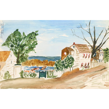 Eve Nethercott, Rockport, P6.38, Watercolor Painting