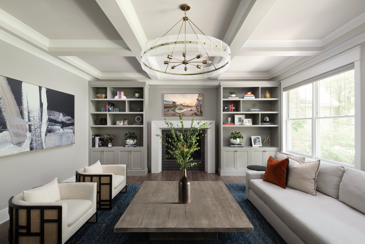 Transitional Living Room
