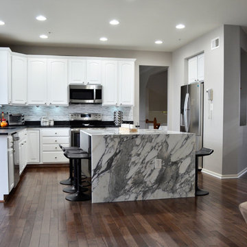 Kitchen Calacatta Gold Marble Polished Countertop