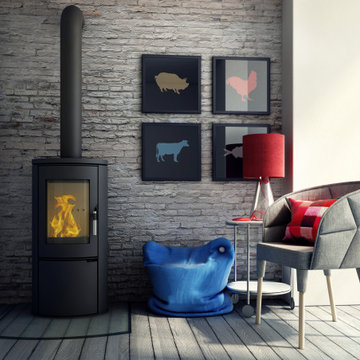 STAHL-GUSSEISEN KAMINOFEN AB Ø 150 8 KW