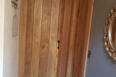 Bespoke Solid Oak 4 Ledge Doors - Bead & Butt Style With Matching Door Linings