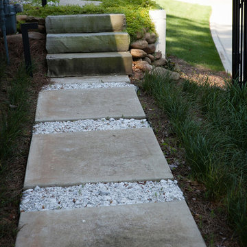 Midcentury modern landscape