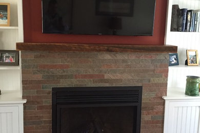 Living room - living room idea in Boston