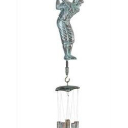 Golfer Wind Chime-816WV1 - Wind Chimes