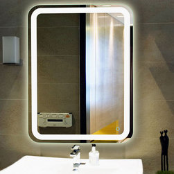 Fab Glass and Mirror Wall Mounted High Quality LED Lighted Vanity Mirror - Products
