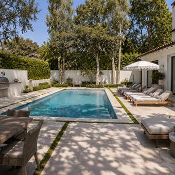 Modern Spanish Colonial Pool & Entertainer's Backyard