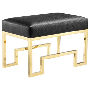 Laurence Stool, Gold and Black