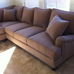 "Natalie" (as a Pillowback) - Sectional Sofas