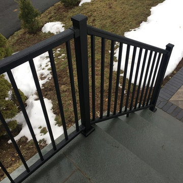 Front Steps Aluminum Railing