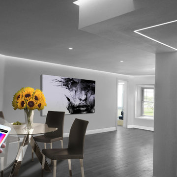 Color Changing Soffit and Linear Lighting Design