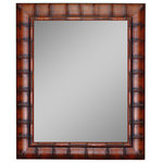 Hitchcock Butterfield - Dynasty Bamboo Dark Brown Wall Mirror, 17"x35" - Classic and timeless, add understated elegance to your living space with the Dynasty mirror. The Dynasty mirror features a traditional bamboo design with a handsome fruitwood finish. The Dynasty mirror is the perfect complement to any decor style.
