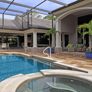 Pool Deck and Enclosure Remodel in Bonita Springs, Fl