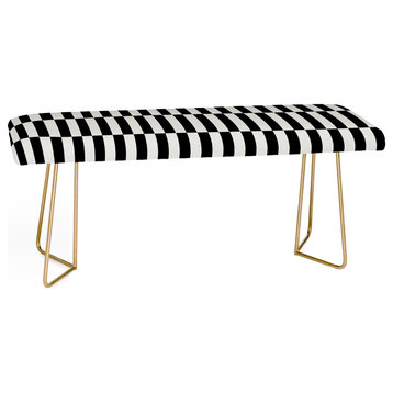 Bianca Green Black and White Order Bench