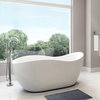 Axel 68" Freestanding Tub With Faucet