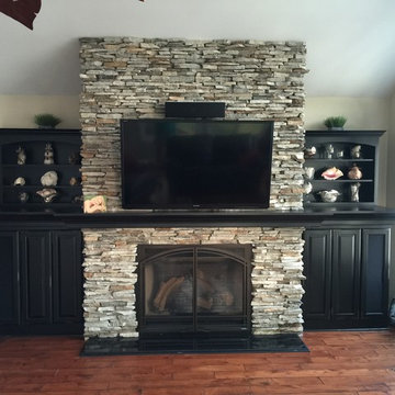 Built In/ Fireplace remodel