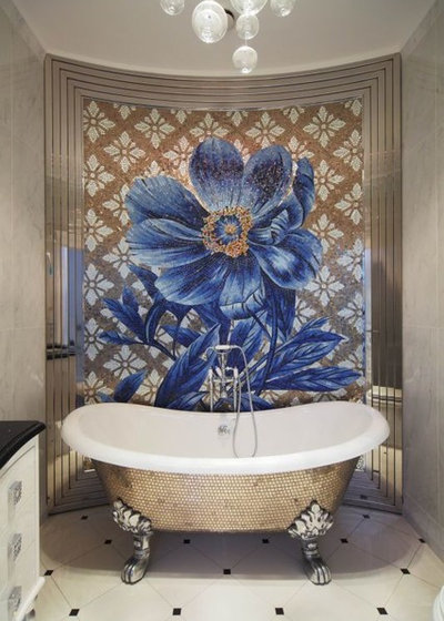 Классический Ванная комната by Дизайн-студия "Gradiz"