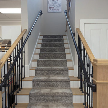 Satin Black Stair Railing