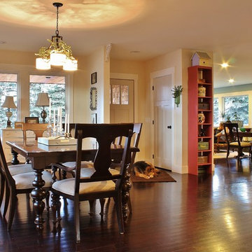 A Russian Fireplace Anchors a 1912 Family Home