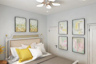 Example of a bedroom design in Nashville