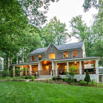 Strikingly Beautiful Exterior Remodeling of Home in Vienna, VA