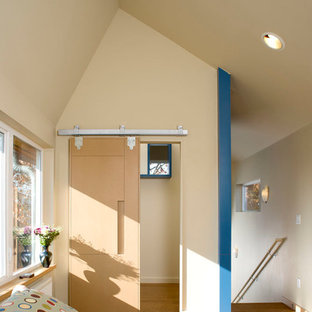 Example of a trendy home design design in Seattle