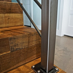 Simple, Clean Brushed steel hand rail - Products