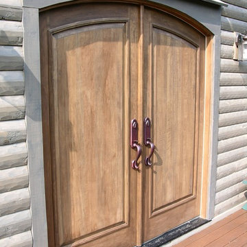 Big Twig Homes. Extreme Home Makeover Katahdin cedar log home